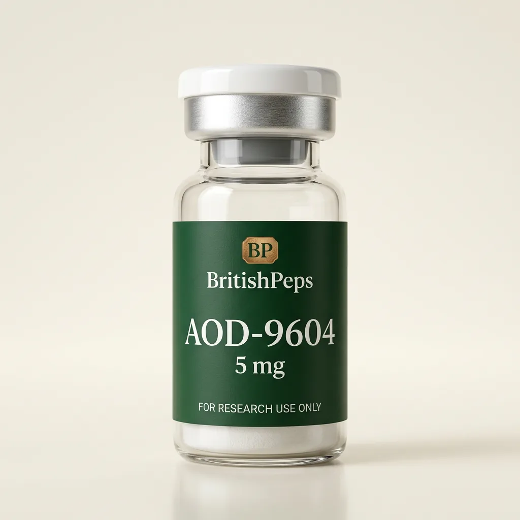AOD-9604 5mg research peptide vial