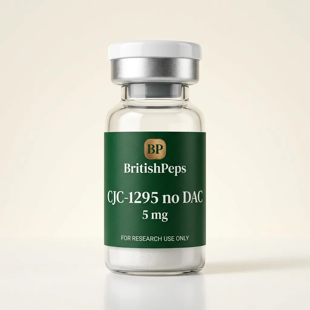 CJC-1295 no DAC 5mg research peptide vial