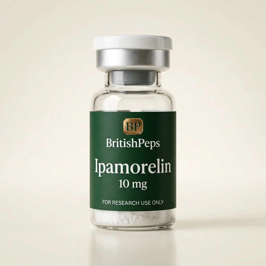 Ipamorelin 10mg research peptide vial