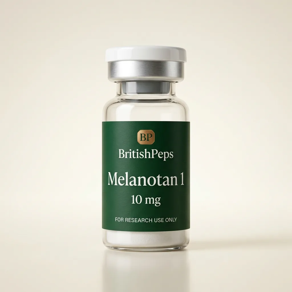 Melanotan 1 10mg research peptide vial