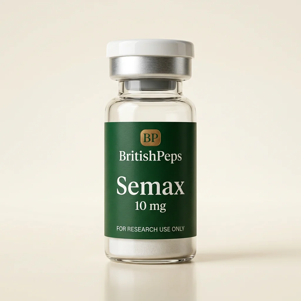 Semax 10mg research peptide vial