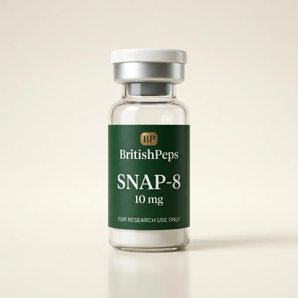 SNAP-8 10mg research peptide vial